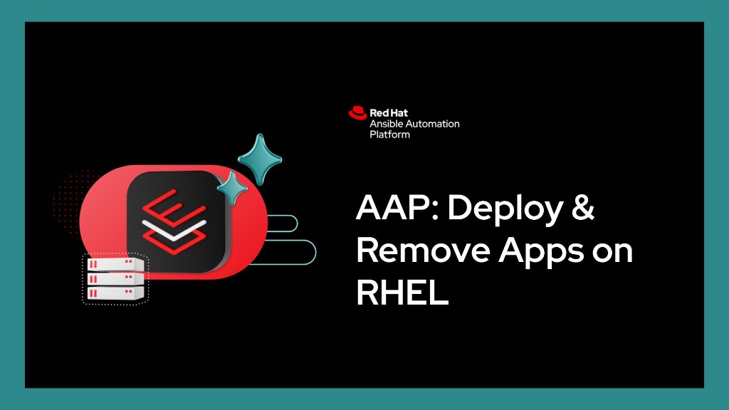 AAP: Deploy and remove apps on RHEL